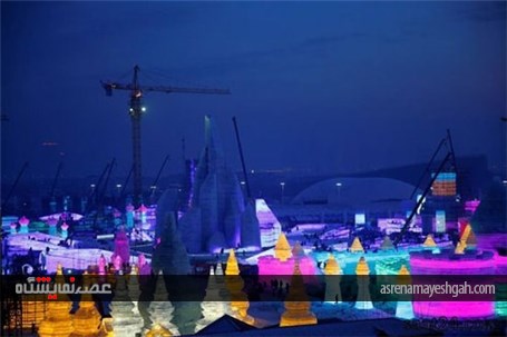 برگزاری جشنواره شهر یخی در چین +تصاویر