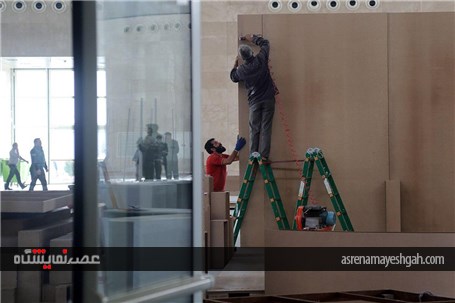 گزارش تصویری مراحل آماده سازی نخستین نمایشگاه بین المللی تهران پلاست شهرآفتاب تهران