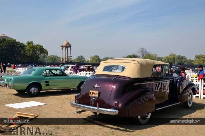 گزارش تصویری از نمایشگاه خودروهای قدیمی در دهلی نو