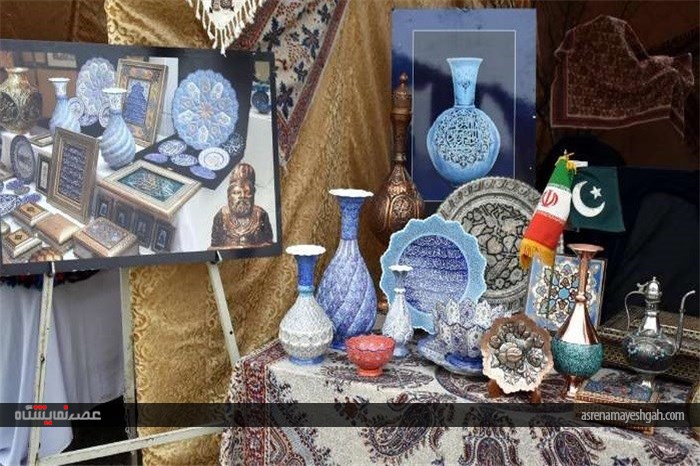 صنایع دستی ایران در نمایشگاه فرهنگی پاکستان +تصاویر