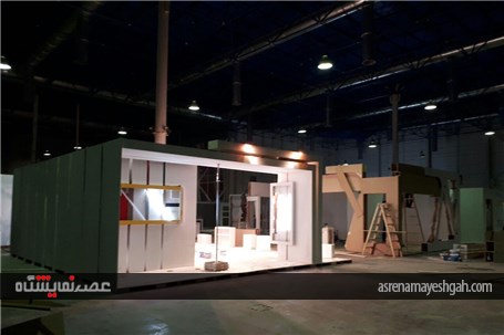 آماده سازی غرفه های نمایشگاه دام ،طیور و آبزیان مشهد