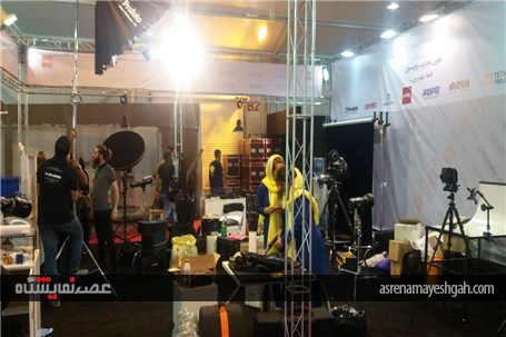 گزارش تصویری آماده سازی غرفه های نمایشگاه ایران مدیا