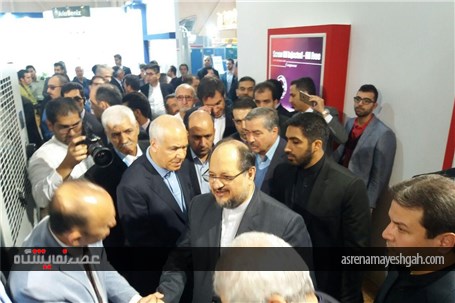 گزارش تصویری بازدید وزیر صنعت، معدن و تجارت از نمایشگاه صنعت تهران