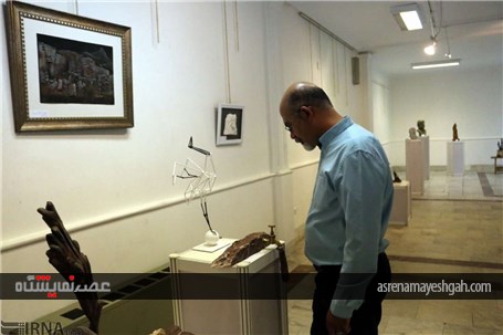 گزارش تصویری اولین نمایشگاه گروهی اعضای انجمن مجسمه سازان آذربایجان شرقی