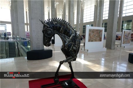 گزارش تصویری گالری هنر اسب در نمایشگاه اسب تهران