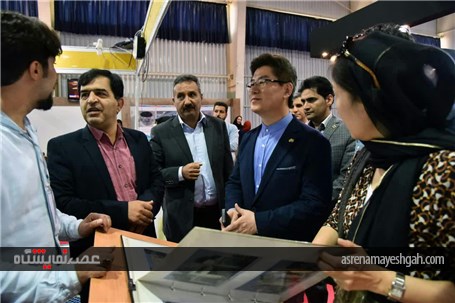 گزارش تصویری بازدید سفیران کشورهای کره جنوبی و ساحل عاج از نمایشگاه گردشگری اصفهان