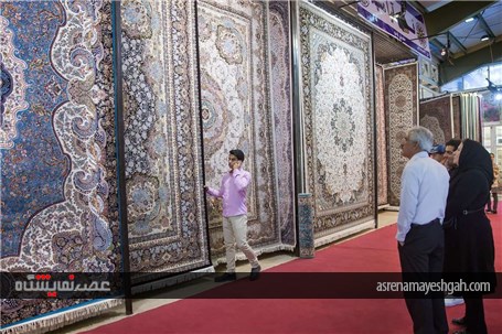 گزارش تصویری از نهمین نمایشگاه فرش دستباف و تابلوفرش کرمانشاه
