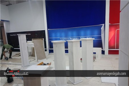 گزارش تصویری آماده سازی نمایشگاه تاسیسات تهران