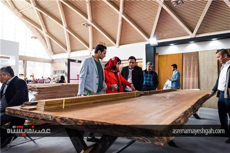 برگزاری نمایشگاه صنعت چوب در شهر آفتاب + تصاویر