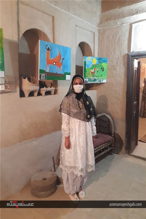 نمایشگاه نقاشی کودکان و نوجوانان در خانه موزه هندیجان برپا شد