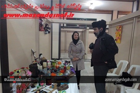 گزارش تصویری از نمایشگاه صنایع دستی در ساری