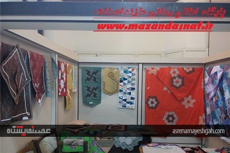 گزارش تصویری از نمایشگاه صنایع دستی در ساری