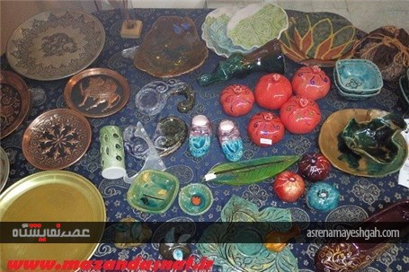 گزارش تصویری از نمایشگاه صنایع دستی در ساری