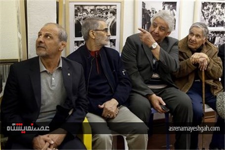 گزارش تصویری ازحضورپیشکسوتان کشتی در نمایشگاه عکس جهان پهلوان تختی