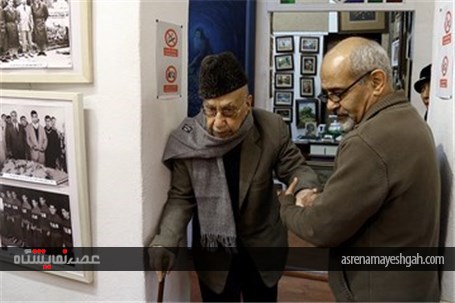 گزارش تصویری ازحضورپیشکسوتان کشتی در نمایشگاه عکس جهان پهلوان تختی