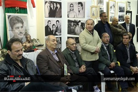 گزارش تصویری ازحضورپیشکسوتان کشتی در نمایشگاه عکس جهان پهلوان تختی