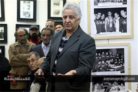 گزارش تصویری ازحضورپیشکسوتان کشتی در نمایشگاه عکس جهان پهلوان تختی