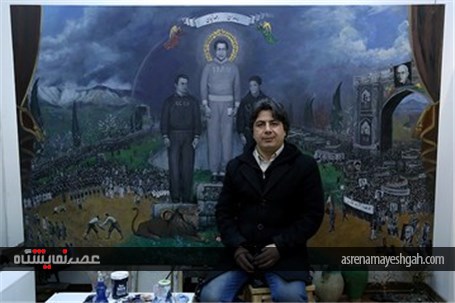 گزارش تصویری ازحضورپیشکسوتان کشتی در نمایشگاه عکس جهان پهلوان تختی