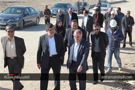 بازدید قائم مقام وزیر صنعت از پروژه نمایشگاه بزرگ اصفهان