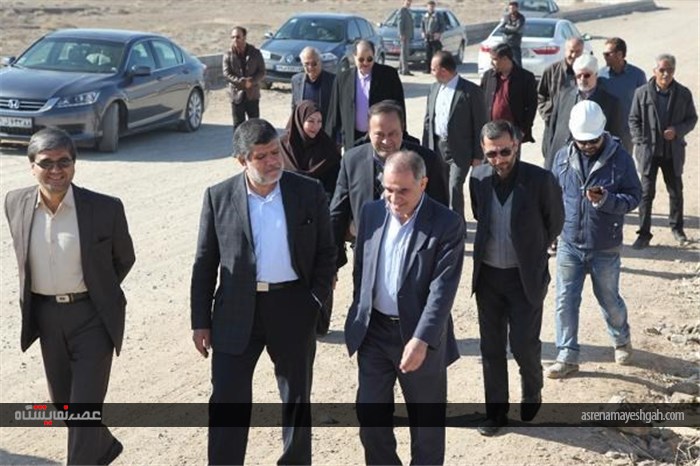 بازدید قائم مقام وزیر صنعت از پروژه نمایشگاه بزرگ اصفهان