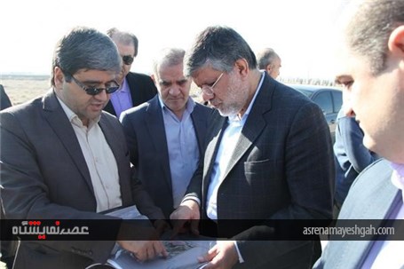 بازدید قائم مقام وزیر صنعت از پروژه نمایشگاه بزرگ اصفهان