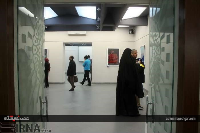گزارش تصویری نمایشگاه نگارش خط کوفی بنابی در مشهد