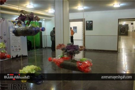 گزارش تصویری نمایشگاه نگارش خط کوفی بنابی در مشهد