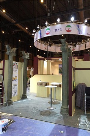 گزارش تصویری غرفه ایران قبل از برپایی نمایشگاه فیتور 2016