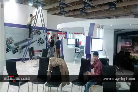 گزارش تصویری نمایشگاه بین المللی در و پنجره تهران در حال آماده سازی