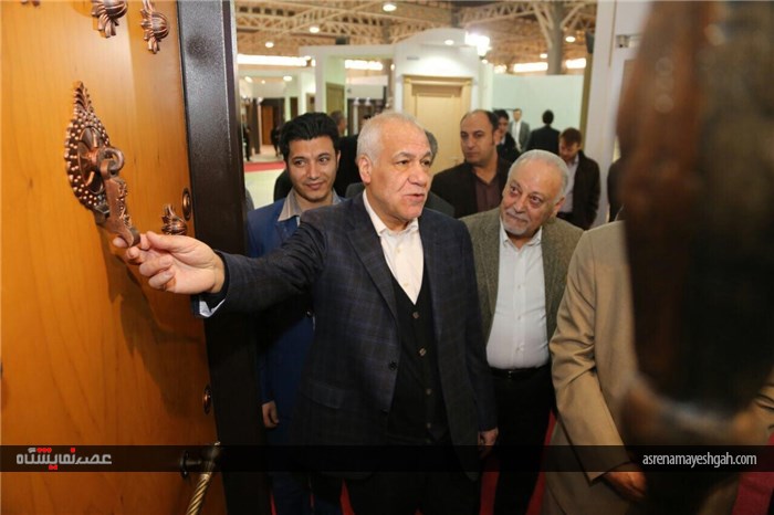 گزارش تصویری از افتتاح هفتمین نمایشگاه در و پنجره وصنایع وابسته
