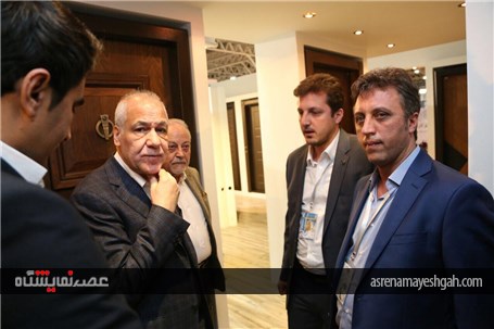 گزارش تصویری از افتتاح هفتمین نمایشگاه در و پنجره وصنایع وابسته