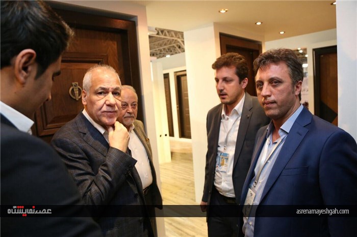 گزارش تصویری از افتتاح هفتمین نمایشگاه در و پنجره وصنایع وابسته