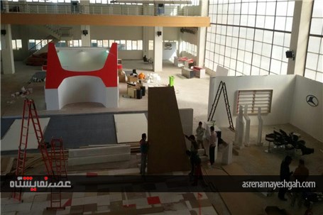 گزارش تصویری نمایشگاه خودرو کرمان قبل از برپایی