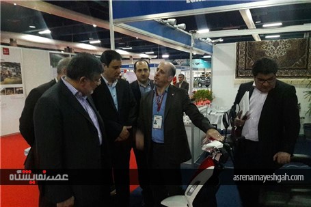 گزارش تصویری بازدید قائم مقام وزیر صنعت معدن و تجارت از نمایشگاه اختصاصی ایران در عمان