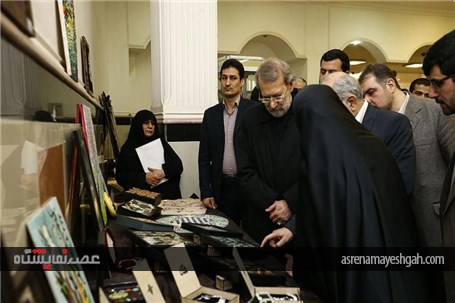 بازدید رییس مجلس از نمایشگاه دستاورد های سازمان فنی و حرفه ای