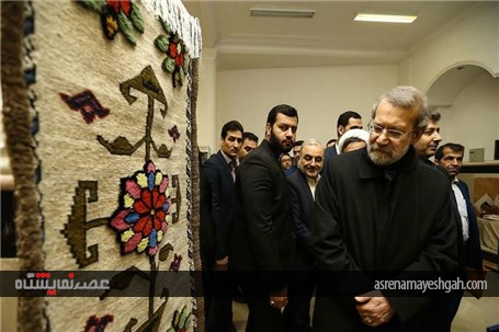 بازدید رییس مجلس از نمایشگاه دستاورد های سازمان فنی و حرفه ای