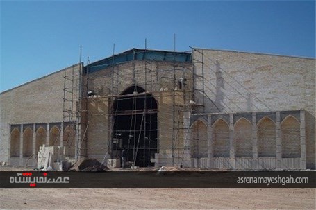 گزارش تصویری ساخت وساز فازاول سایت نمایشگاههای تجاری بین المللی یزد