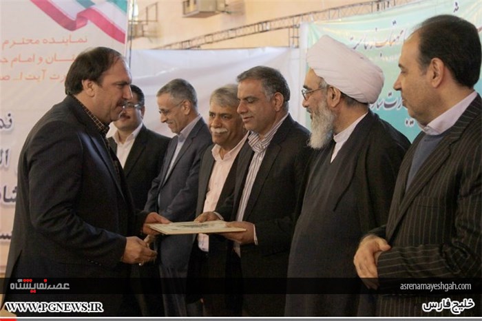 گزارش تصویری افتتاح و آغاز 3 پروژه عمرانی بوشهر با حضور رئیس اتاق ایران