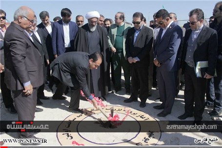 گزارش تصویری افتتاح و آغاز 3 پروژه عمرانی بوشهر با حضور رئیس اتاق ایران
