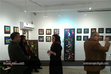 گزارش تصویری نمایشگاه &#171;نور، شیشه، کاشی&#187; دزفول