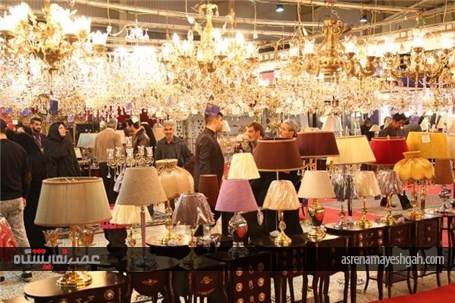 گزارش تصویری هفتمین نمایشگاه تخصصی لوستر و چراغ های تزیینی اصفهان