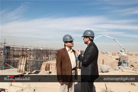 گزارش تصویری بازدید دکتر جمالی نژاد شهردار محترم اصفهان از پروژه نمایشگاه بزرگ اصفهان