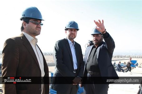 گزارش تصویری بازدید دکتر جمالی نژاد شهردار محترم اصفهان از پروژه نمایشگاه بزرگ اصفهان