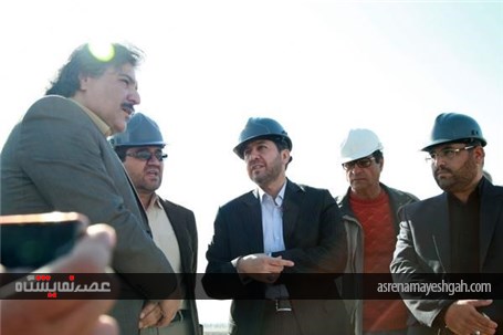 گزارش تصویری بازدید دکتر جمالی نژاد شهردار محترم اصفهان از پروژه نمایشگاه بزرگ اصفهان