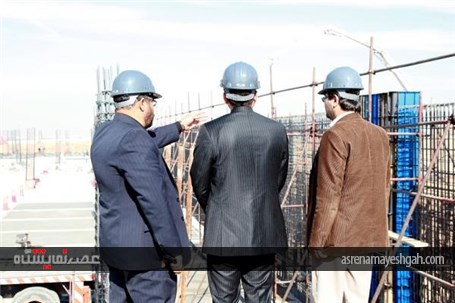 گزارش تصویری بازدید دکتر جمالی نژاد شهردار محترم اصفهان از پروژه نمایشگاه بزرگ اصفهان