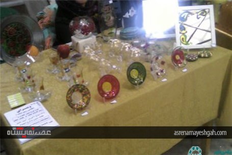 گزارش تصویری نمایشگاه صنایع دستی، سفال، خوشنویسی، غذا، کتاب و نقاشی تنکابن