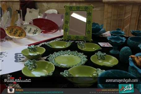 گزارش تصویری نمایشگاه هنرهای دستی در لنگرود
