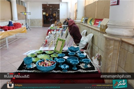 گزارش تصویری نمایشگاه هنرهای دستی در لنگرود