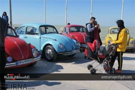 گزارش تصویری نمایشگاه خودروهای قدیمی در بوشهر