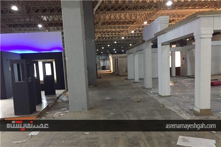 گزارش تصویری از مراحل آماده سازی غرفه های هشتمین نمایشگاه بین المللی طلا، نقره، جواهر، ساعت و صنایع